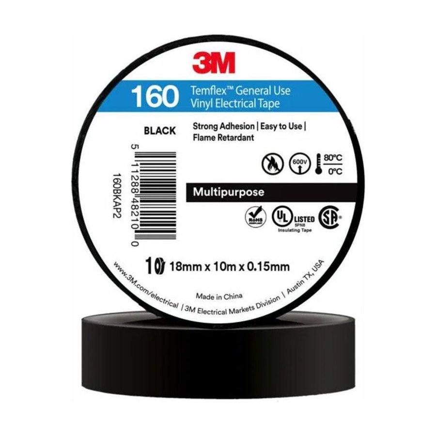 3M 3M Temflex 160 Electrical Tape, PPE Hand Protection — Southend Philippines