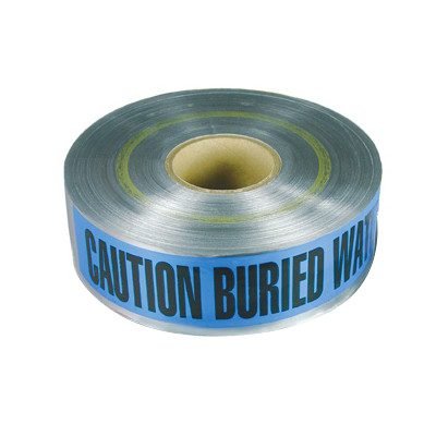 3X1000FT Blue Detectable Tape Caution Buried Water Line Below — PPE, Southend Philippines