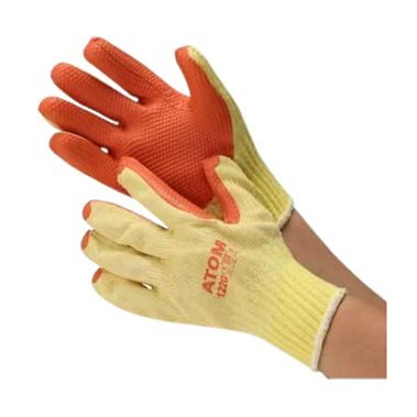 Atom Japan Knitted Rubberized Gloves, PPE Hand Protection — Southend Philippines
