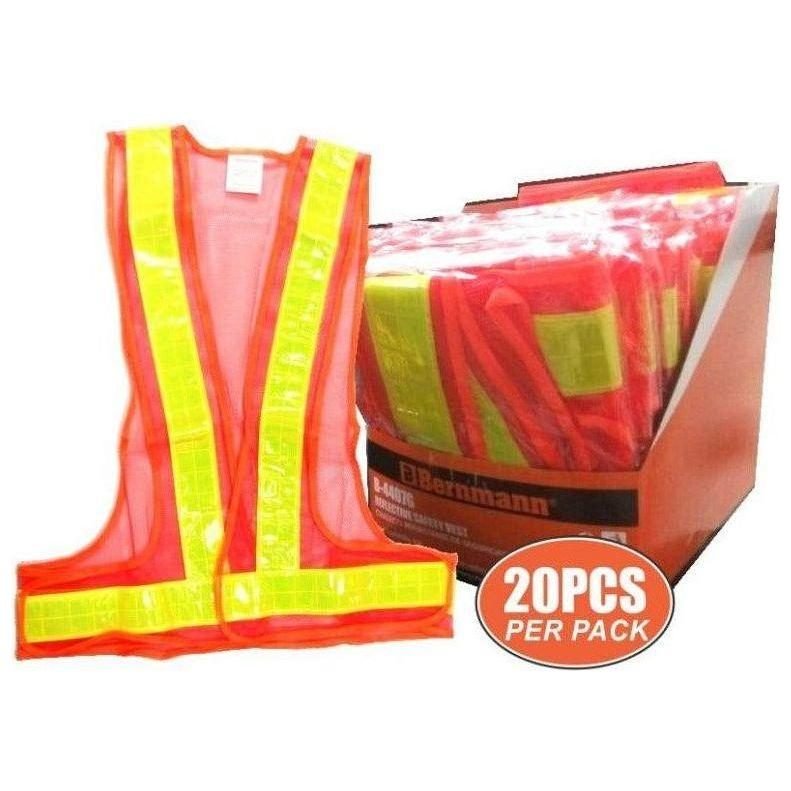 Bernmann Bernmann B-4407G Reflective Safety Vest, PPE Hi-Vis & Workwear — Southend Philippines