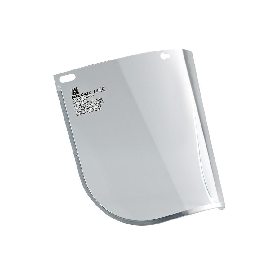 Blue Eagle Blue Eagle FC28 Face Shield Visor 8″ X 12″ Clear (With Liquid Protection, PPE Eye & Face — Southend Philippines