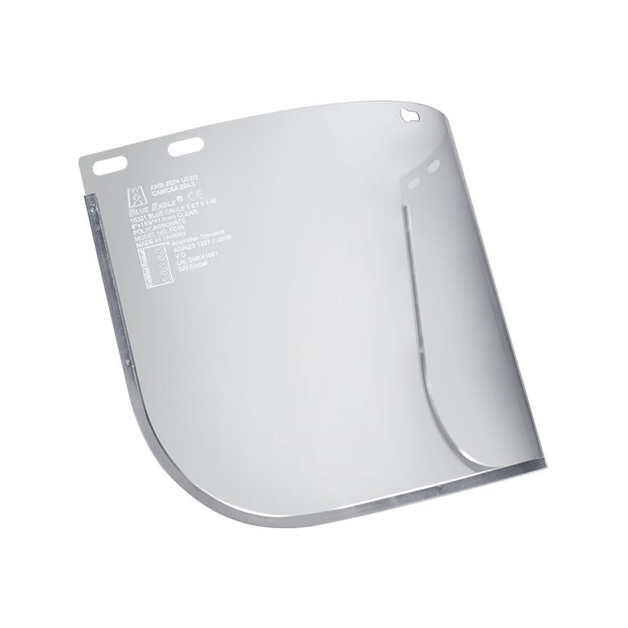 Blue Eagle Blue Eagle FC48 Face Shield Visor 8″ X 15½” (Clear), PPE Eye & Face — Southend Philippines