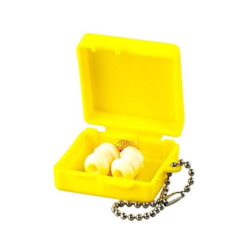 Blue Eagle Blue Eagle NP-353 Earplugs With Compact Yellow Hard Case & Metal Chain, PPE Hearing Protection — Southend Philippi