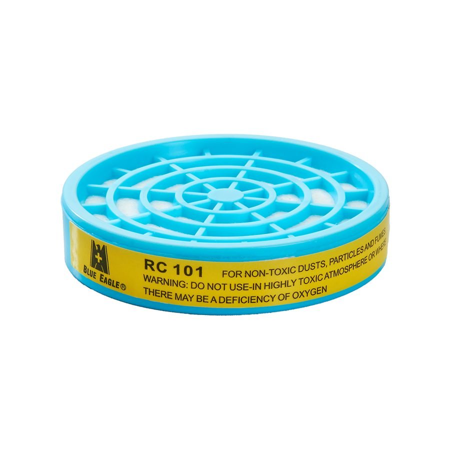 Blue Eagle Blue Eagle RC 101 Dust Respirator Cartridge [Non-Toxic Fumes] (RC-101), PPE Respiratory Protection — Southend Phil