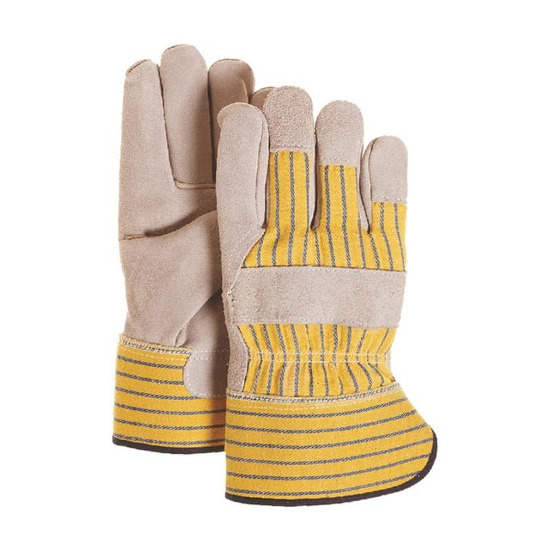 BW-102 BL5373 COW GRAIN PALM COTTON STRIPE BACK, PPE Hand Protection — Southend Philippines