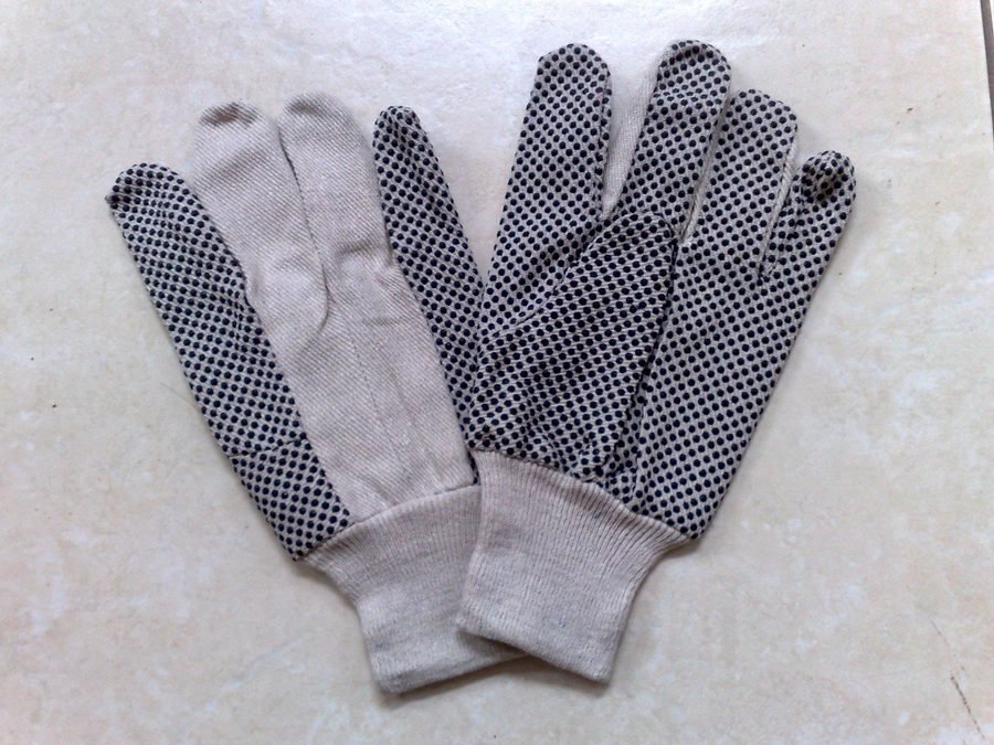 Canvass Dotted With Single Stitch Gloves, PPE Hand Protection — Southend Philippines