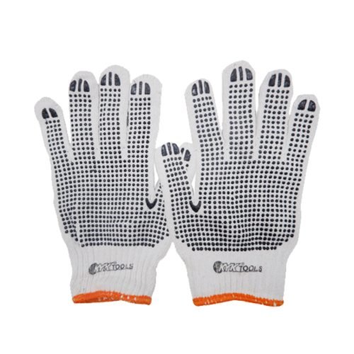 Cotton Gloves W/ Dotted Rubber, PPE Hand Protection — Southend Philippines