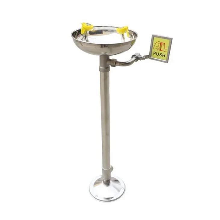 EMS Eyewash Floor Mount SS, PPE Eye & Face Protection — Southend Philippines