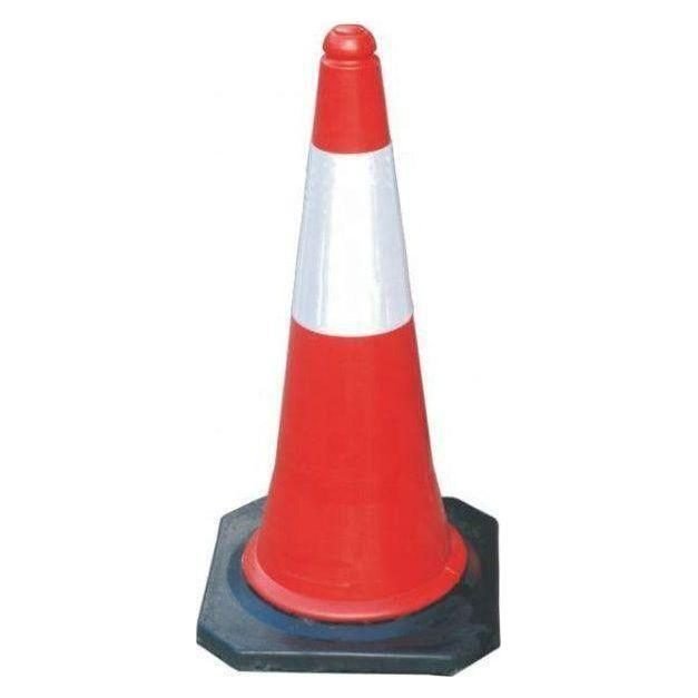 First Traffic Cone With Rubber Base