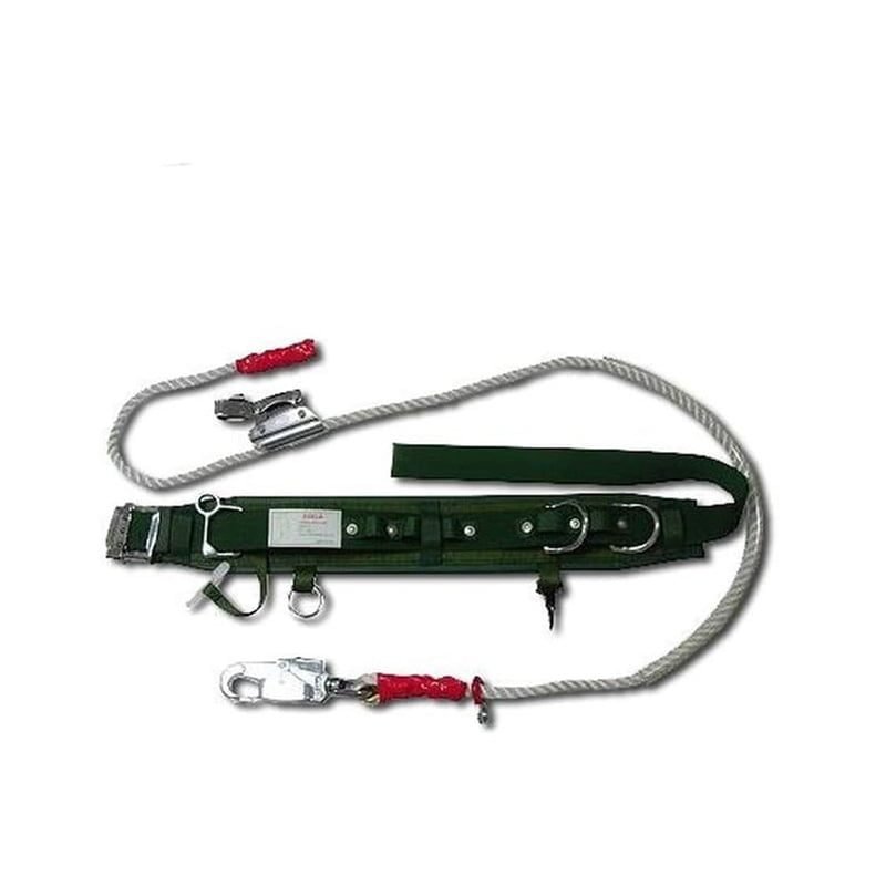 H-227 BELT WITH LANYARD BIG HOOK & ROPE GRAB, PPE Fall Protection — Southend Philippines