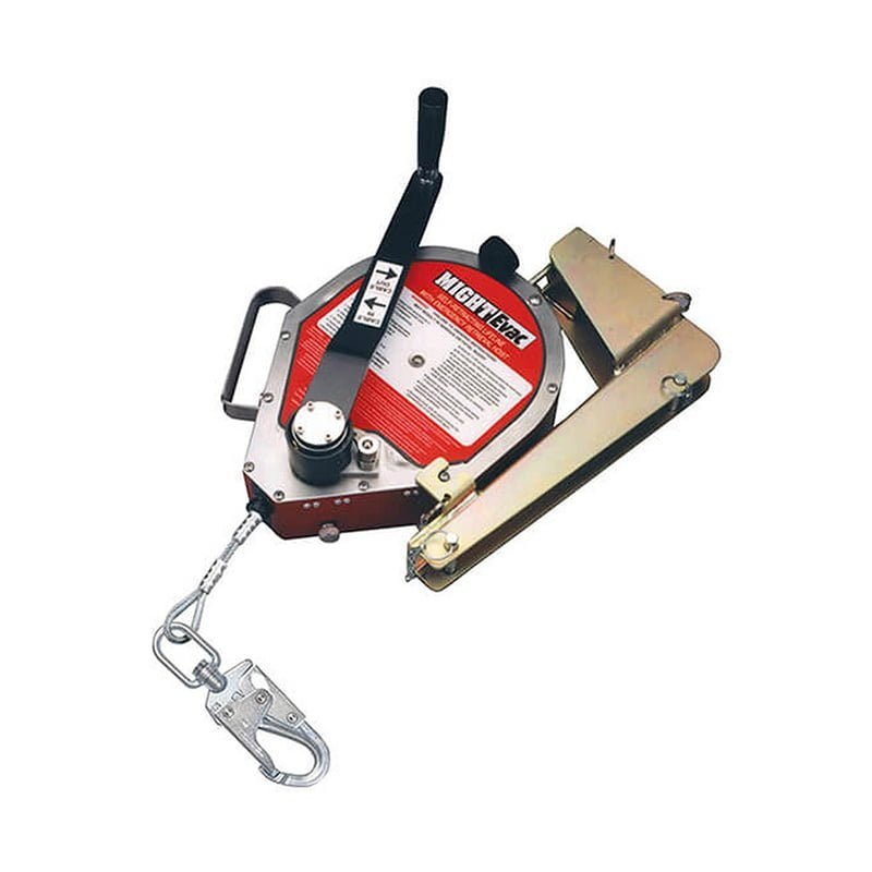 MIGHTEVAC MR50G SELF RETRACTING LIFELINE SRL W/ EMERGENCY RETRIEVAL HOIS, PPE Fall Protection — Southend Philippines