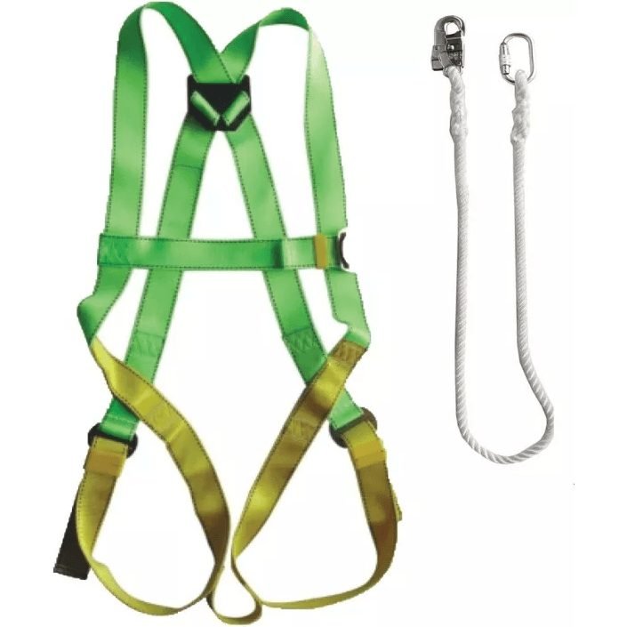 OSK OSK TE5121 Full Body Safety Harness With Lanyard Medium Hook, PPE Fall Protection — Southend Philippines