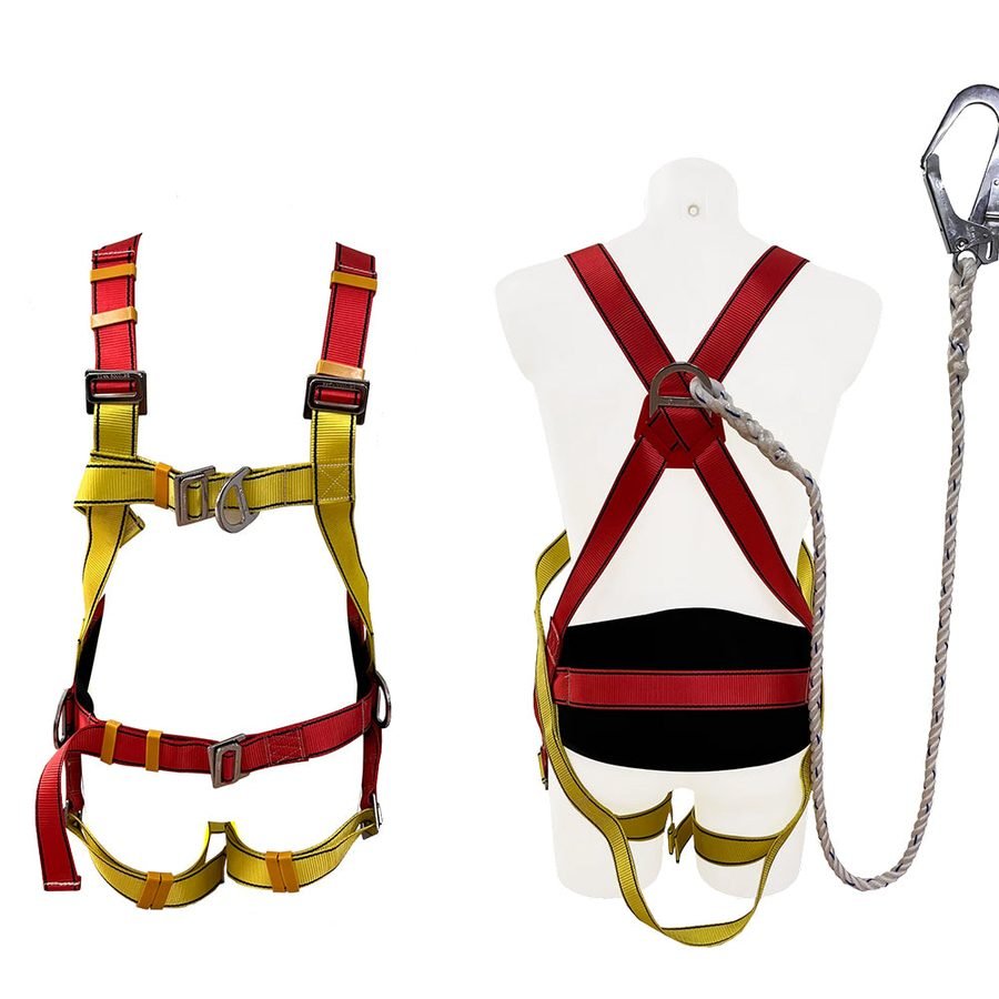 Powerhouse Powerhouse PH-FBSH-WH Full Body Safety Harness With Belt & Hook, PPE Fall Protection — Southend Philippines