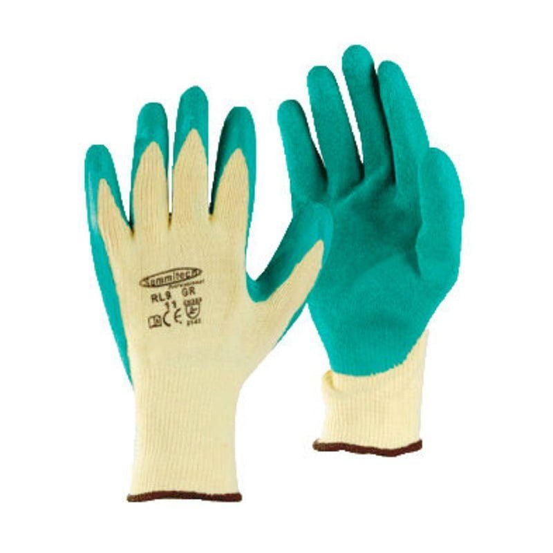 RL9-GR KNITTED WHITE LATEX COATED, PPE Hand Protection — Southend Philippines