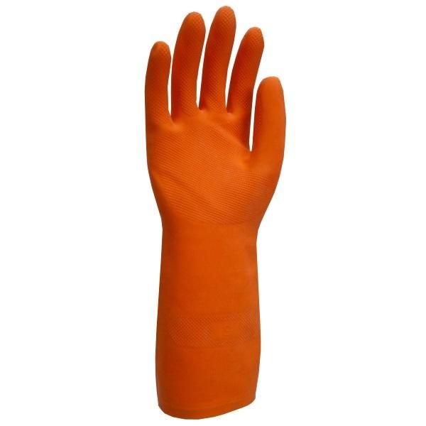 Safetyware Duramax™ Heavy Duty Flocklined Rubber Gloves HF2813