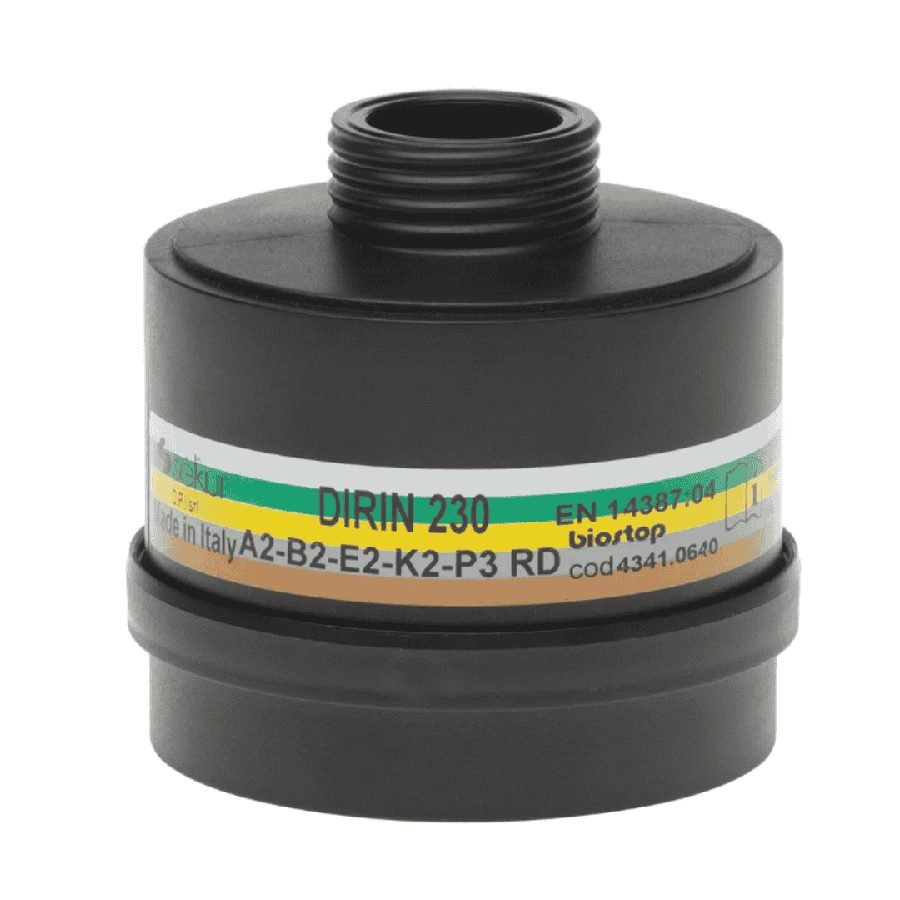 Sekur A2B2E2K2 Canister, PPE Respiratory Protection — Southend Philippines