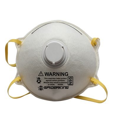 SPIDERKING® Dust Mask: N95 With Valve