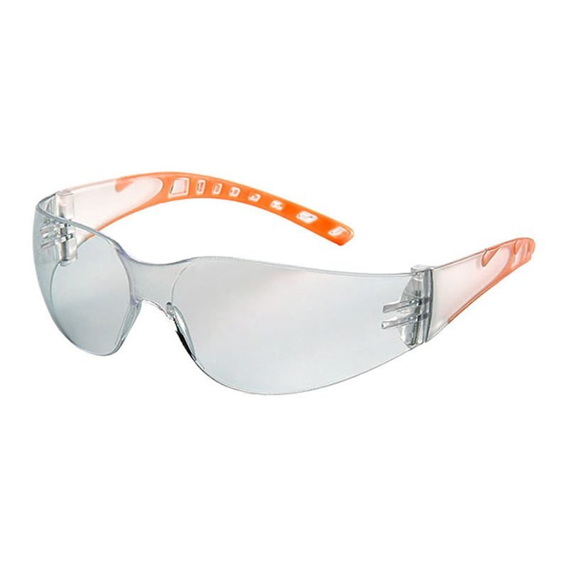 SS-2773D CLEAR/ORANGE FRAME SAFETY SPECTACLES, PPE Eye & Face Protection — Southend Philippines