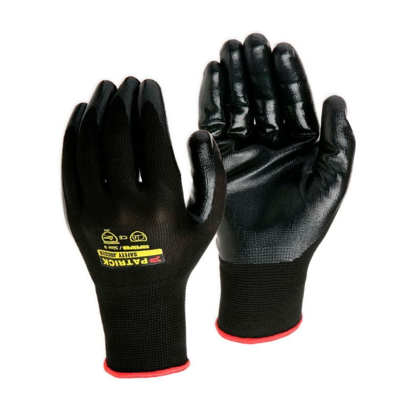 SUPERPRO POLYESTER GLOVE NITRILE GRIP