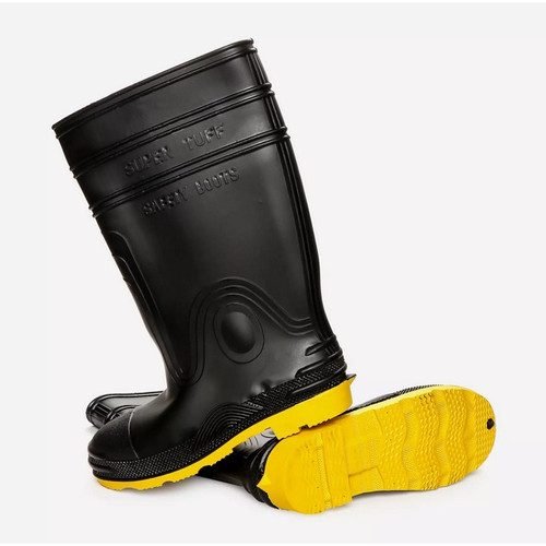 Supertuff SB-888 Yellow Sole Safety Boots With Steel Toe, PPE Foot Protection — Southend Philippines