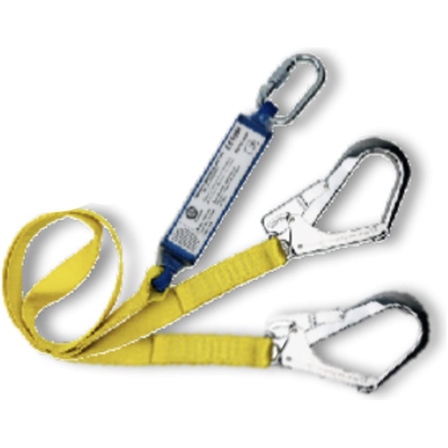 TL-Lift TE6106A Double Rope Safety Lanyard W/ Shock Absorber
