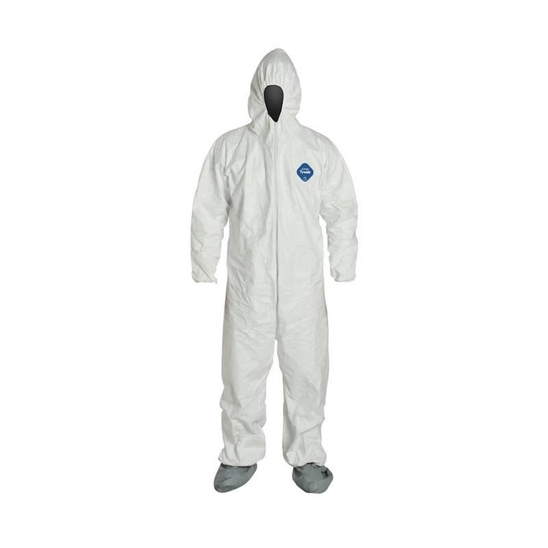 TYVEK DISPOSABLE BREATHABLE COVERALL SUIT, PPE Chemical & Protective Suits — Southend Philippines