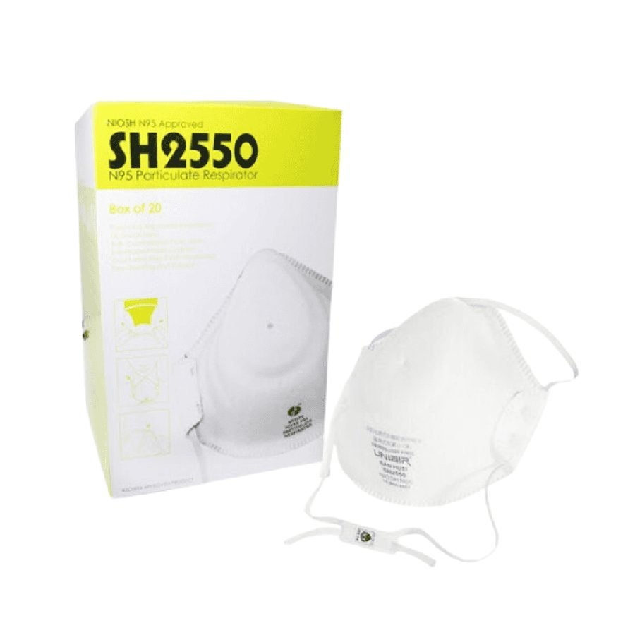 Uniair SH2550 N95 Respirator