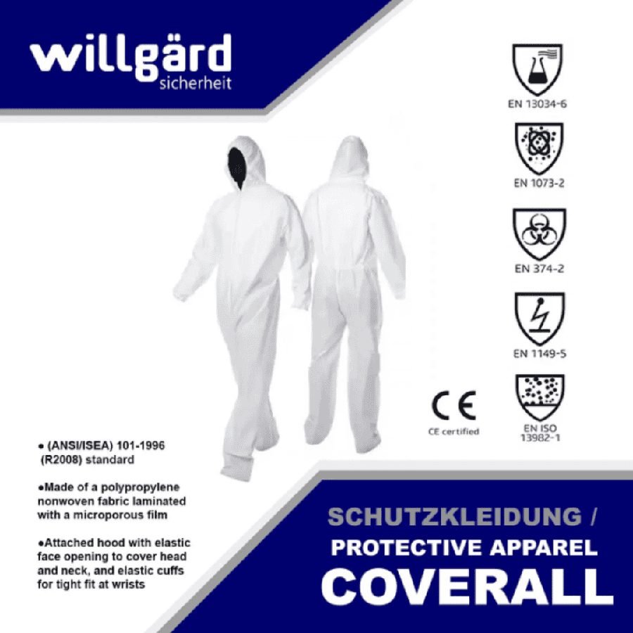 Willgard 1030XA Coverall Suit With Hood