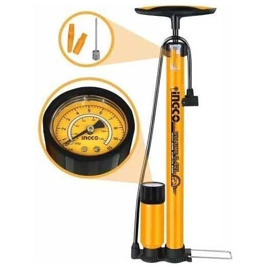Ingco Ingco MPP3811 Tire Hand Pump Inflator (Solid Base) 140psi, Pumps & Motors Pumps — Southend Philippines