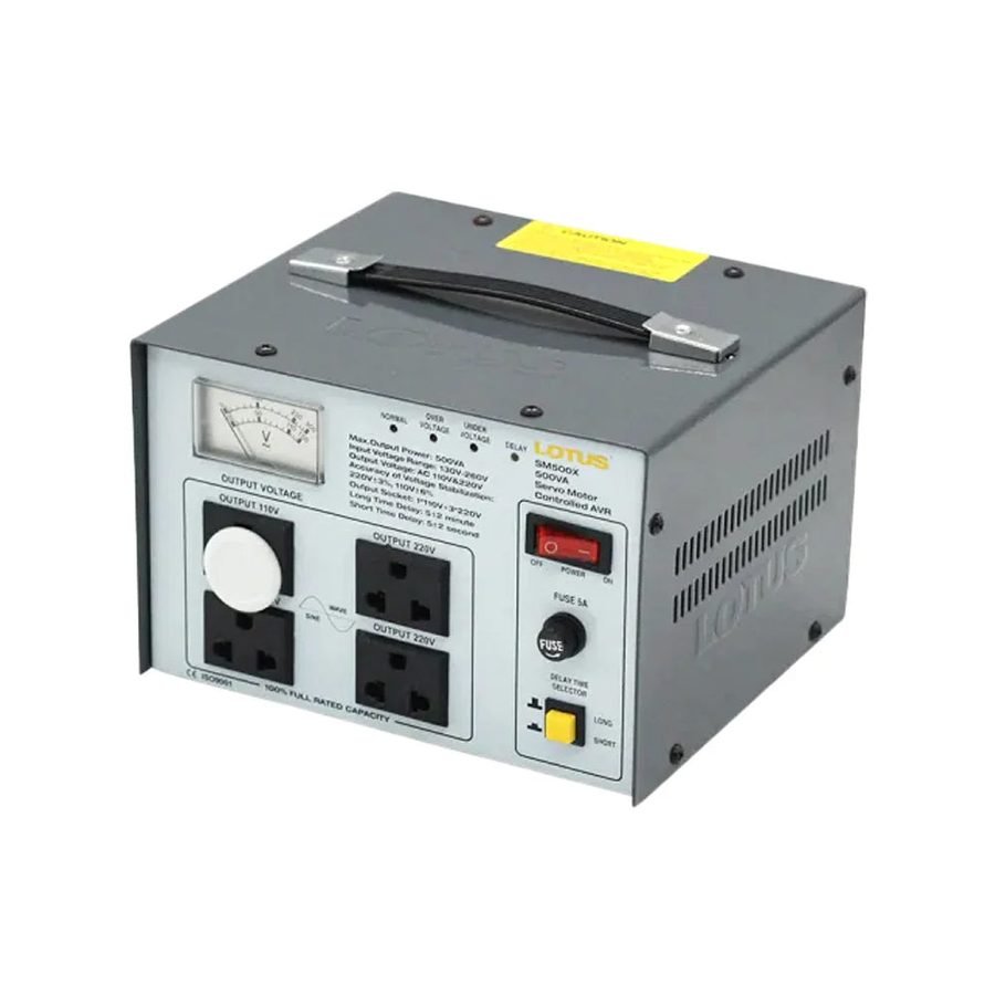 Lotus Lotus SM500X Automatic Voltage Regulator Servo Motor 500VA, Pumps & Motors Motors — Southend Philippines