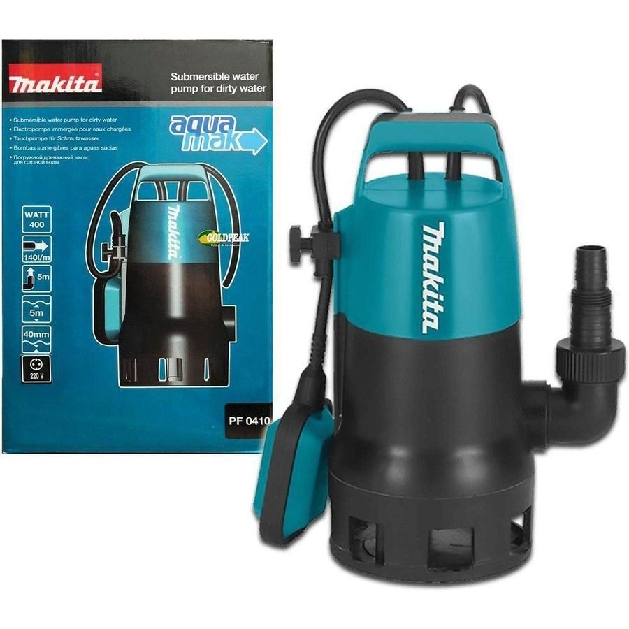 Makita PF0410 Submersible Pump (Dirty Water) 400W (1/2HP)