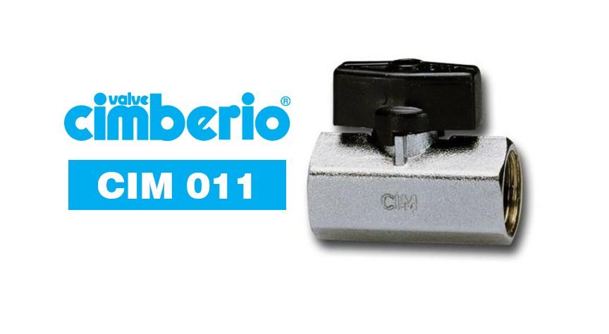 Cim 011 Heavy Mini Ball Valve – Male / Female With Butterfly Handle