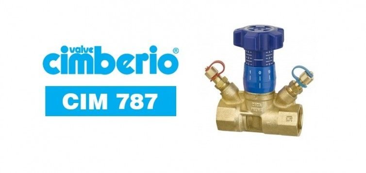 Cim 787 – Balancing Valve FIPT X FIPT