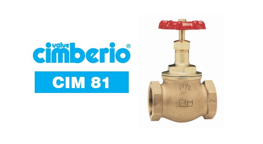 Cim 81 Bronze Globe Valve P.T.F.E. Disc – Standard Type