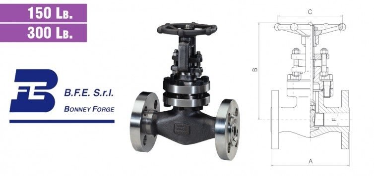 Gate Type- Bolted Bonnet- 150 Lb. & 300 Lb. Valves