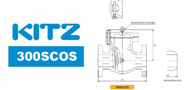 Kitz 300SCOS Cast Carbon Steel Check Valve