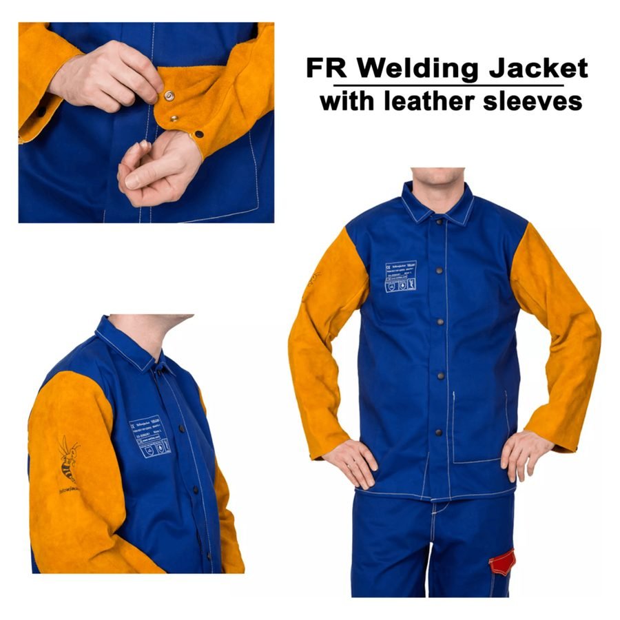 Arcsmith FR Welding Jacket With Leather Sleeves, Welding Supplies — Southend Philippines
