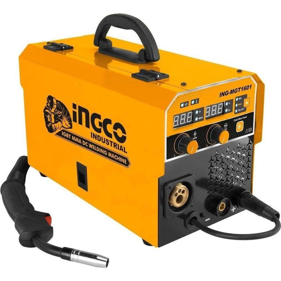 Ingco Ingco ING-MGT1601 Inverter MAG/MIG/MMA/TIG LIFT Welding Machine, Welding Supplies Welding & Cutting Machines — Southend