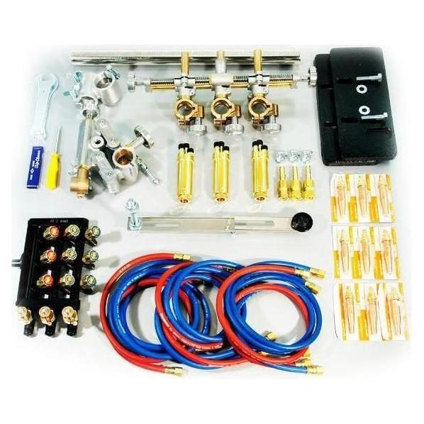 Koike Koike SP-400 (Triple Torch) Burner Torch Accessory Set [With Plate Rider, Welding Supplies Torches & Cutting — Southend
