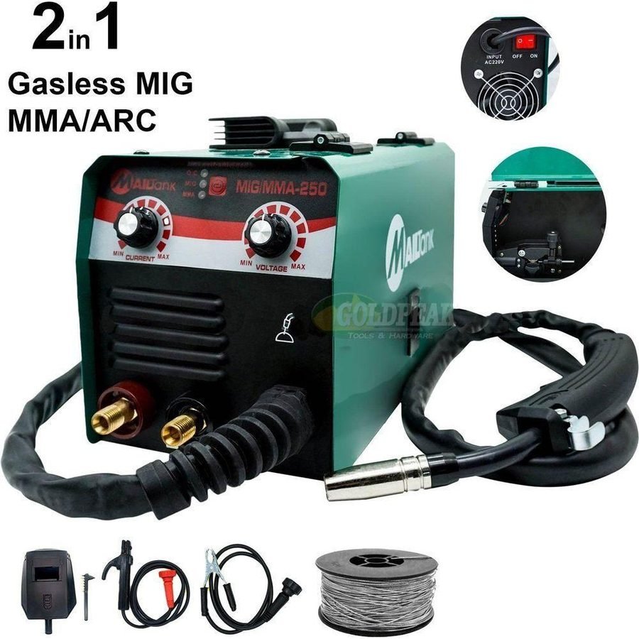 Mailtank SH-197 2in1 Gasless MIG/MMA 250 DC Inverter Welding Machine