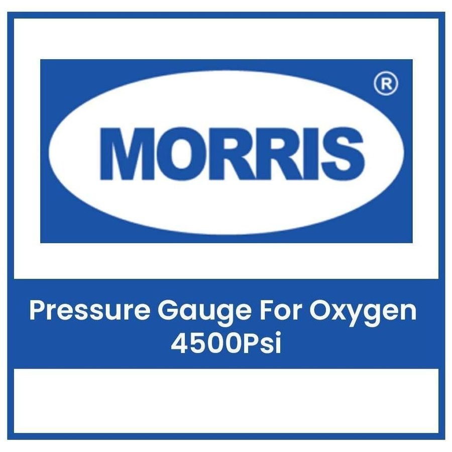 Morris Pressure Gauge For Oxygen 4500Psi