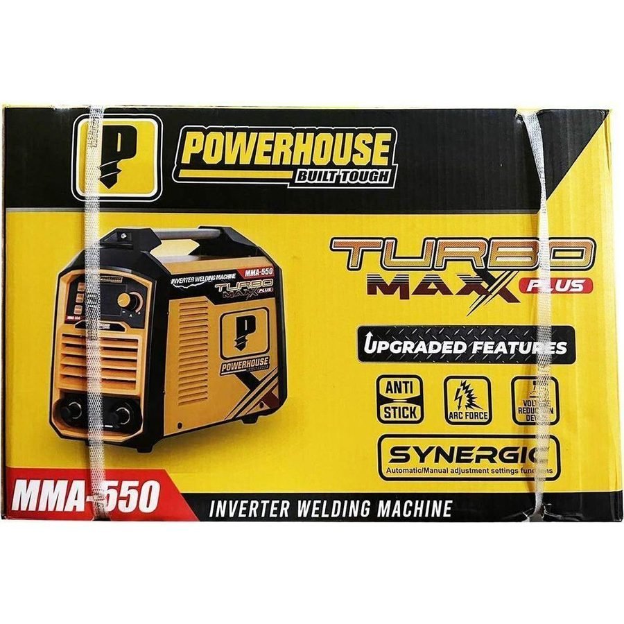 Powerhouse Powerhouse MMA-550 DC Inverter Welding Machine (TURBOMAX Xplus) 550A, Welding Supplies Welding Machines — Southend