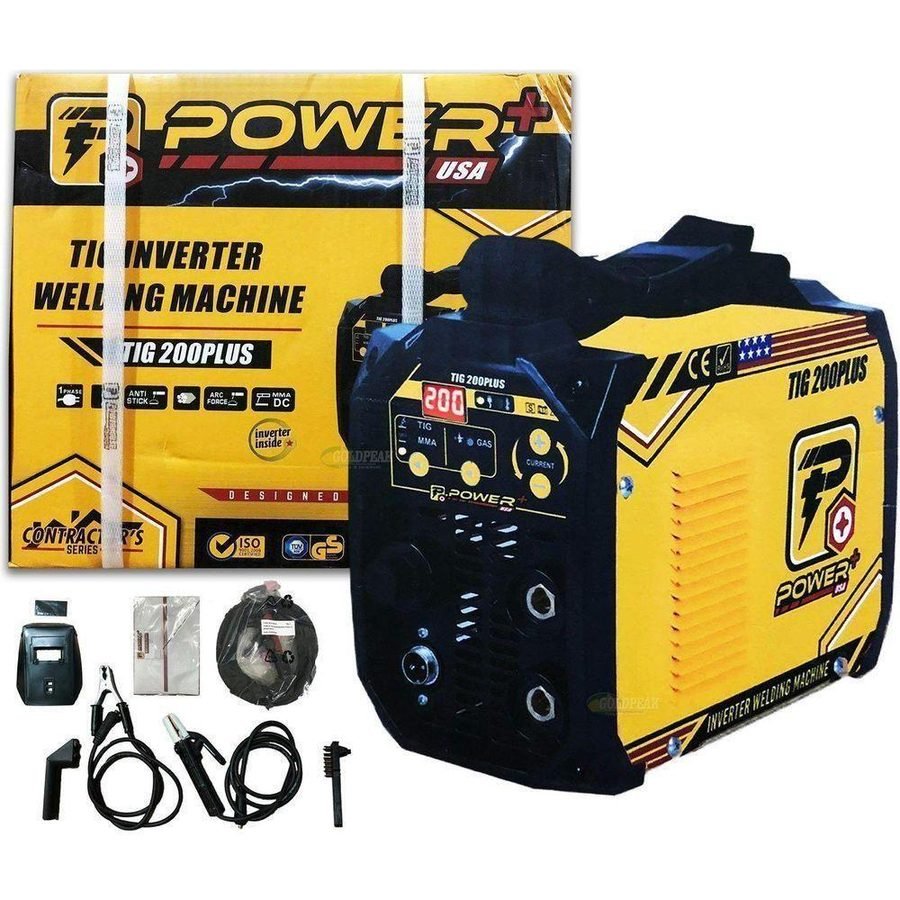 Powerplus TIG 200PLUS DC Inverter Welding Machine 2in1 TIG-ARC