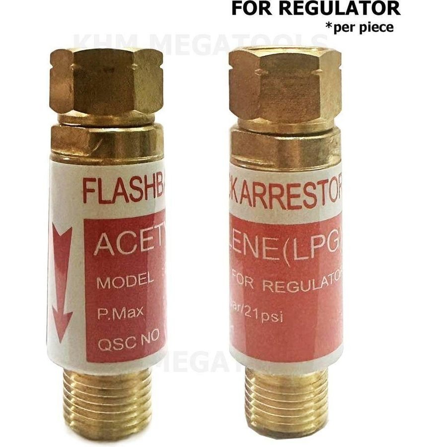 Procut Procut Flashback Arrestor For Regulator For Acetylene (LPG), Welding Supplies Regulators & Gauges — Southend Philippin