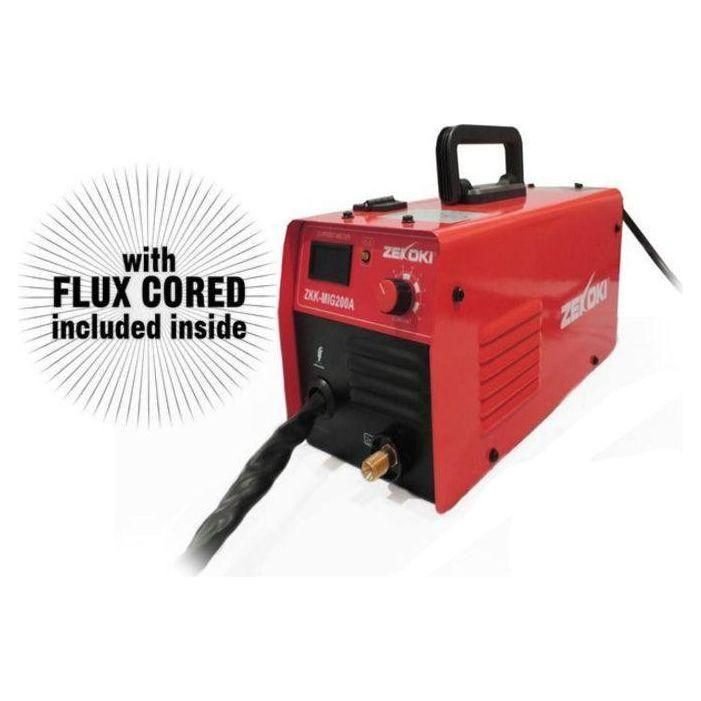 Zekoki Zekoki ZKK-MIG200A Fluxcored / Gasless MIG Welding Machine, Welding Supplies Welding & Cutting Machines — Southend Phi